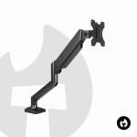 Single Gas Spring Monitor Arm