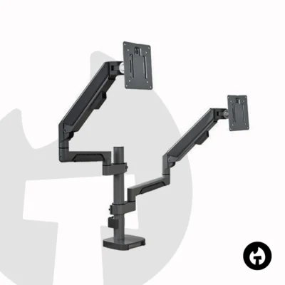 Dual Gas Spring Monitor Pole Arm