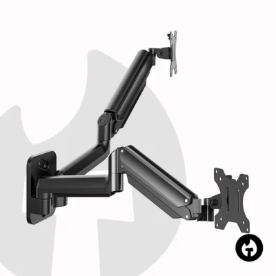 Dual Gas Spring Monitor Wall Mount