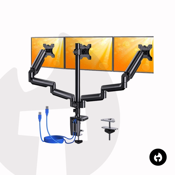 Triple Gas Spring Monitor Arm1