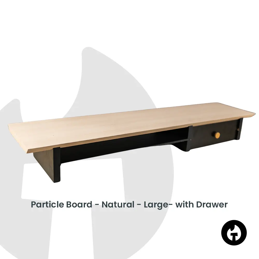 MDF Natural with Drawer