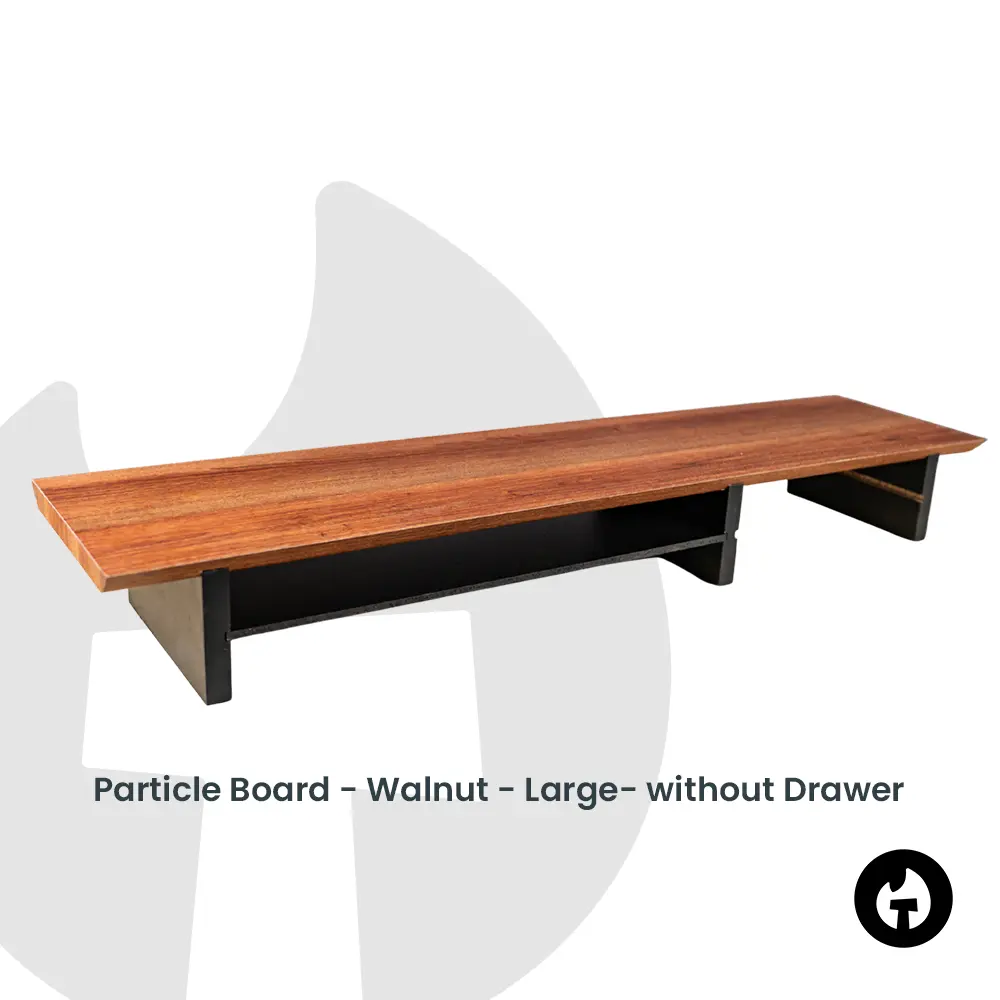 MDF Walnut without Drawer_