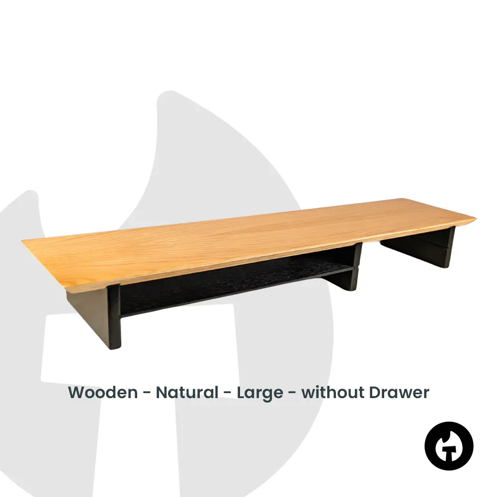Wooden Natural without Drawer